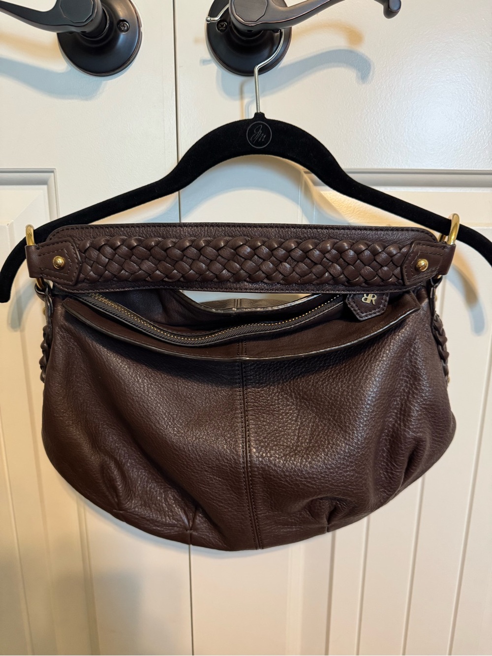Banana Republic Brown Leather hobo handbag - Picture 3 of 4